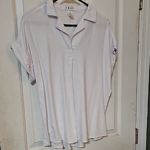 Dawn White Collared Shirt